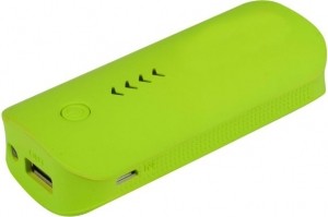 Powerbank 4400 mAh Limegrønn